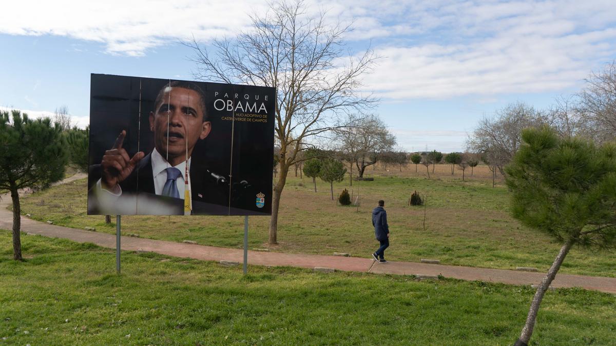 Parque de Obama en Castroverde de Campos.