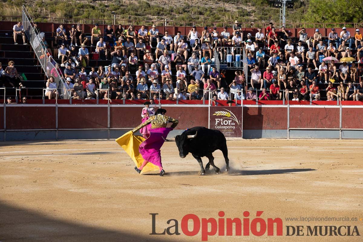 Segunda novillada de la Feria del Arroz en Calasparra (José Rojo, Pedro Gallego y Diego García)