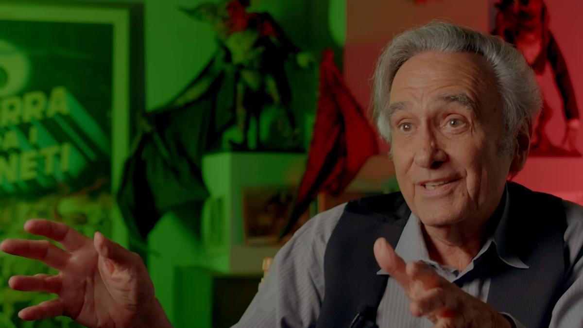 Joe Dante, en un momento de 'Hammer. Héroes, leyendas y monstruos'