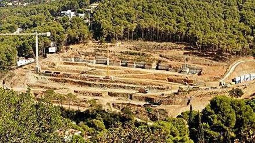 El sector on es preveu la construcció de 52 habitatges a sa Riera de Begur.