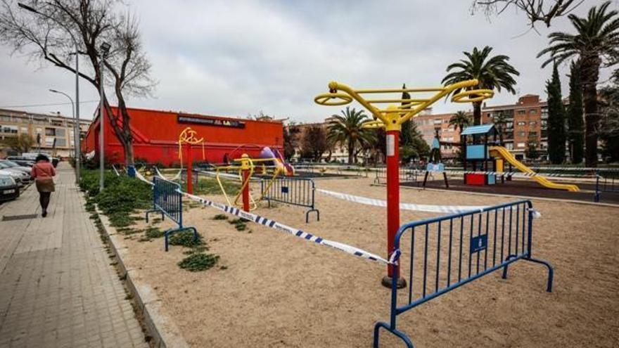 Badajoz vuelve a cerrar los parques infantiles