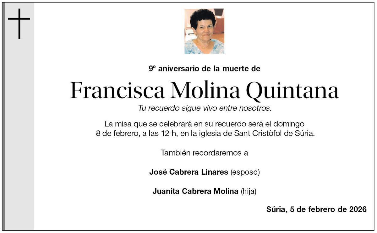 Francisca Molina Quintana
