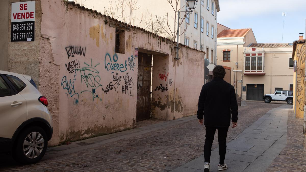 Pintadas en el casco histórico de Zamora.