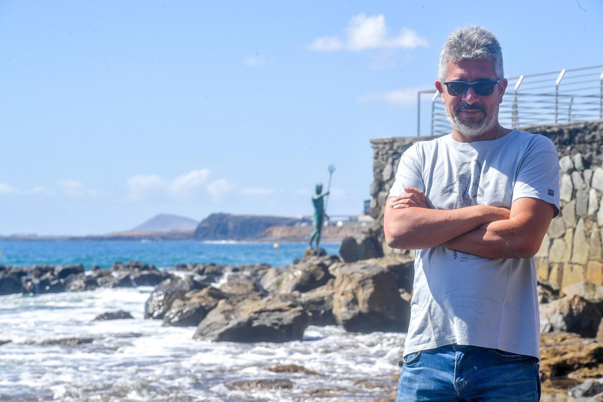El oceanógrafo teldense Gregorio Louzara