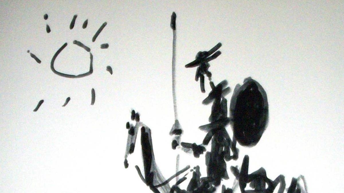 Fragmento del 'Quijote' visto por Picasso.