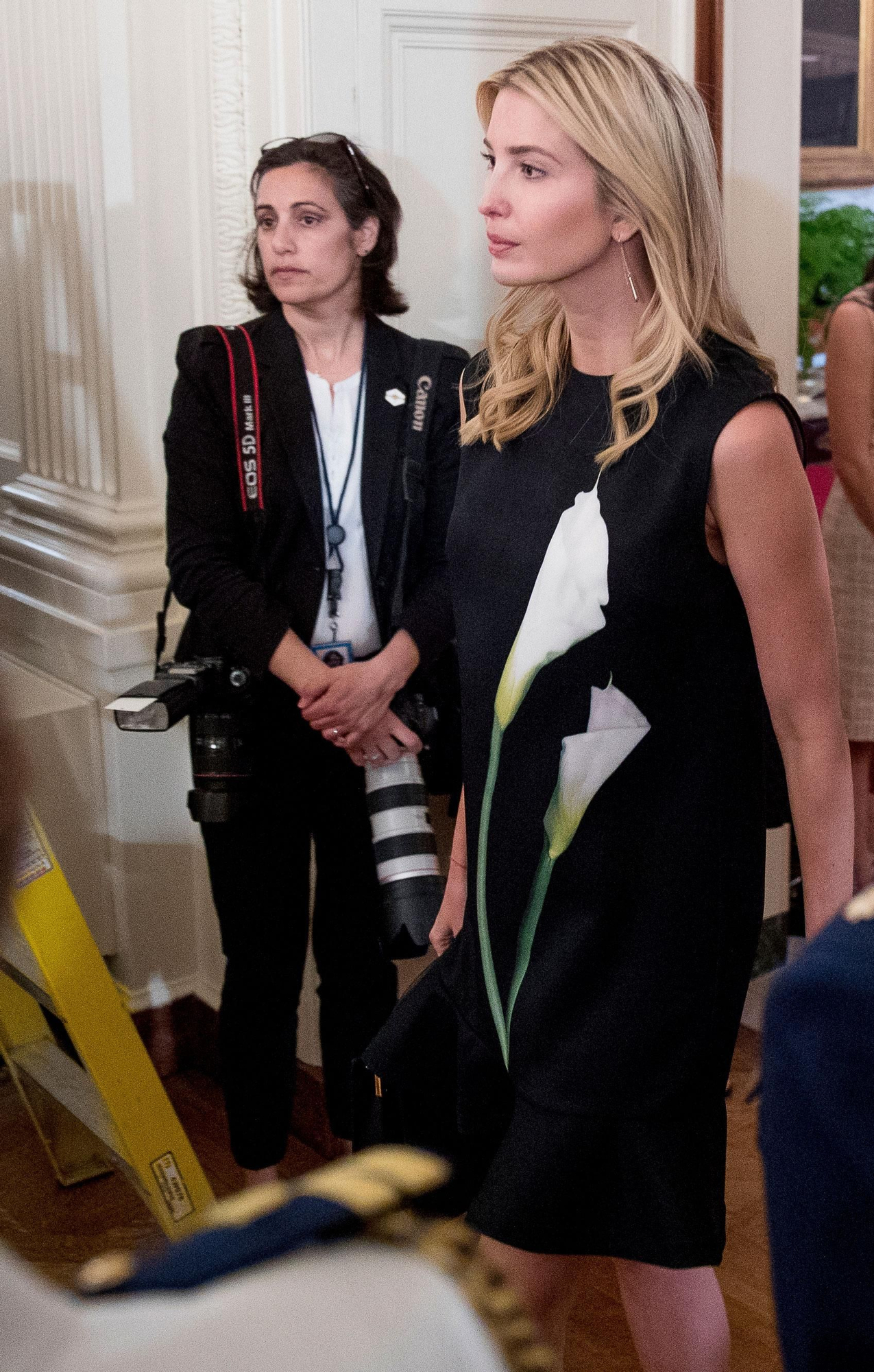 Ivanka Trump con vestido de Victoria Bekcham x Target