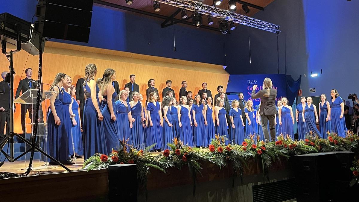El Coro de Jóvenes de Madrid ha ganado el 24 Premio Nacional de Canto Coral en Ejea de los Caballeros