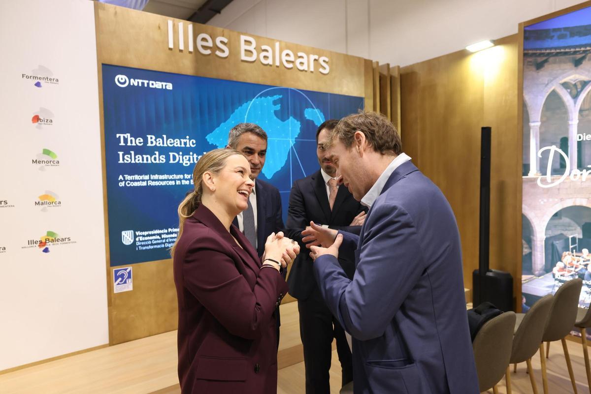 La presidenta del Govern, Marga Prohens, en la feria turística ITB de Berlín.