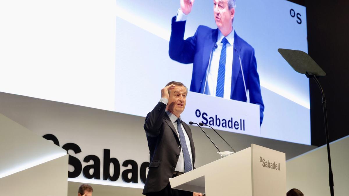 El CEO del Banco Sabadell, César González-Bueno.