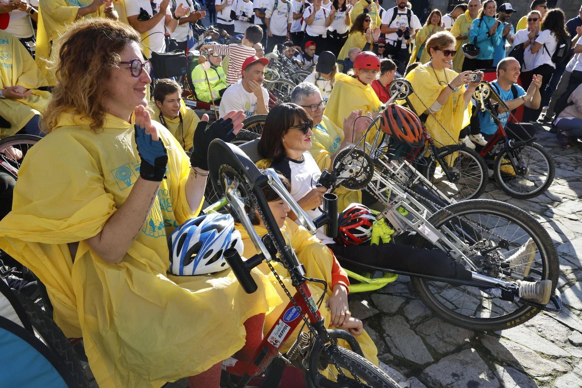 Vicente del Bosque e Irene Villa, en Santiago con el Camino de Valores por la inclusión