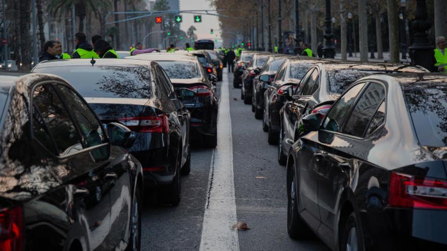 Vehicles de Cabify en una imatge d&#039;arxiu