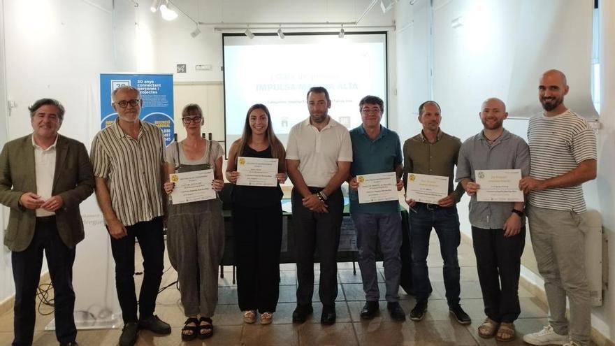 Irene Bertomeu, con su proyecto Atelier del Bosc, y Héctor Sala, con DCP Ready, premios al talento emprendedor de la Marina Alta