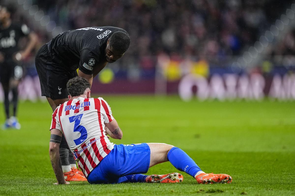 El Atlético de Madrid vence en la ida de los octavos de final de la Champions.