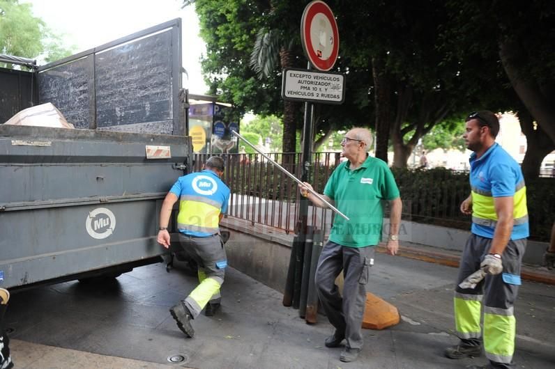 Desalojan al presunto violador del parking de la Glorieta