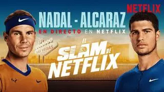 Nadal - Alcaraz en Netflix: cuándo se juega, horario y dónde ver el partido