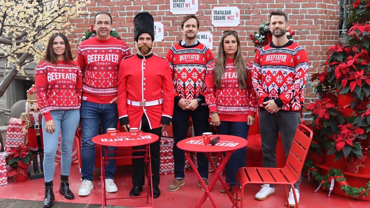 Los organizadores del Beefeater Xmas Market del Parque de San Telmo.