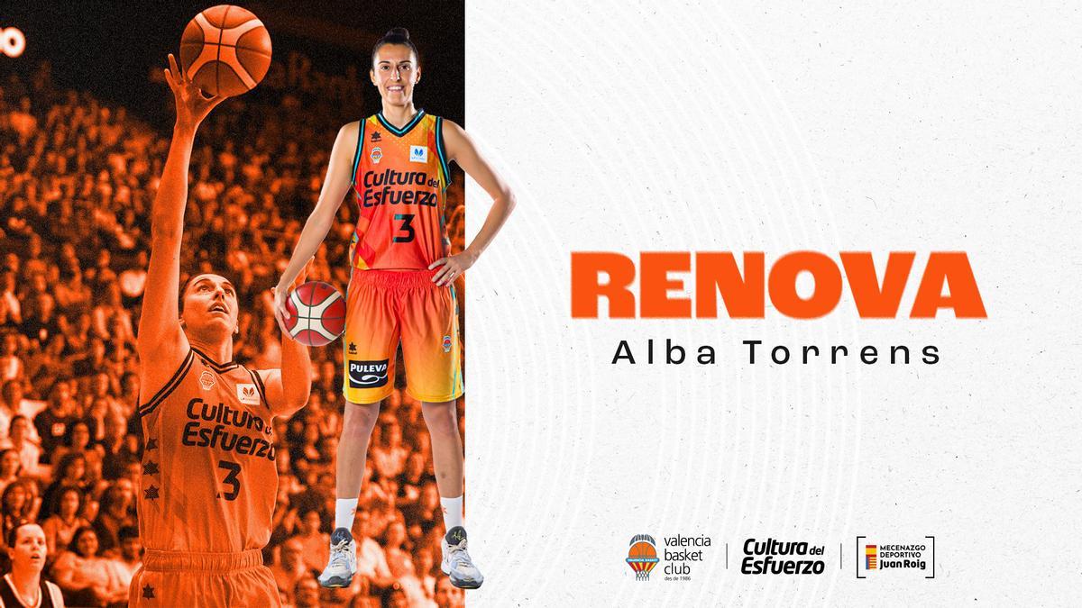 El cartel de la renovación de Alba Torrens