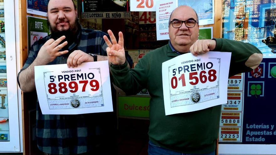 Los quintos riegan Galicia de décimos premiados: afortunados en 40 concellos