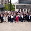 Foto de familia del acto de homenaje