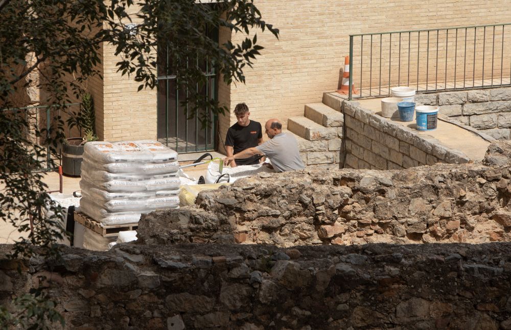 Obras en el Teatro Romano de Sagunt