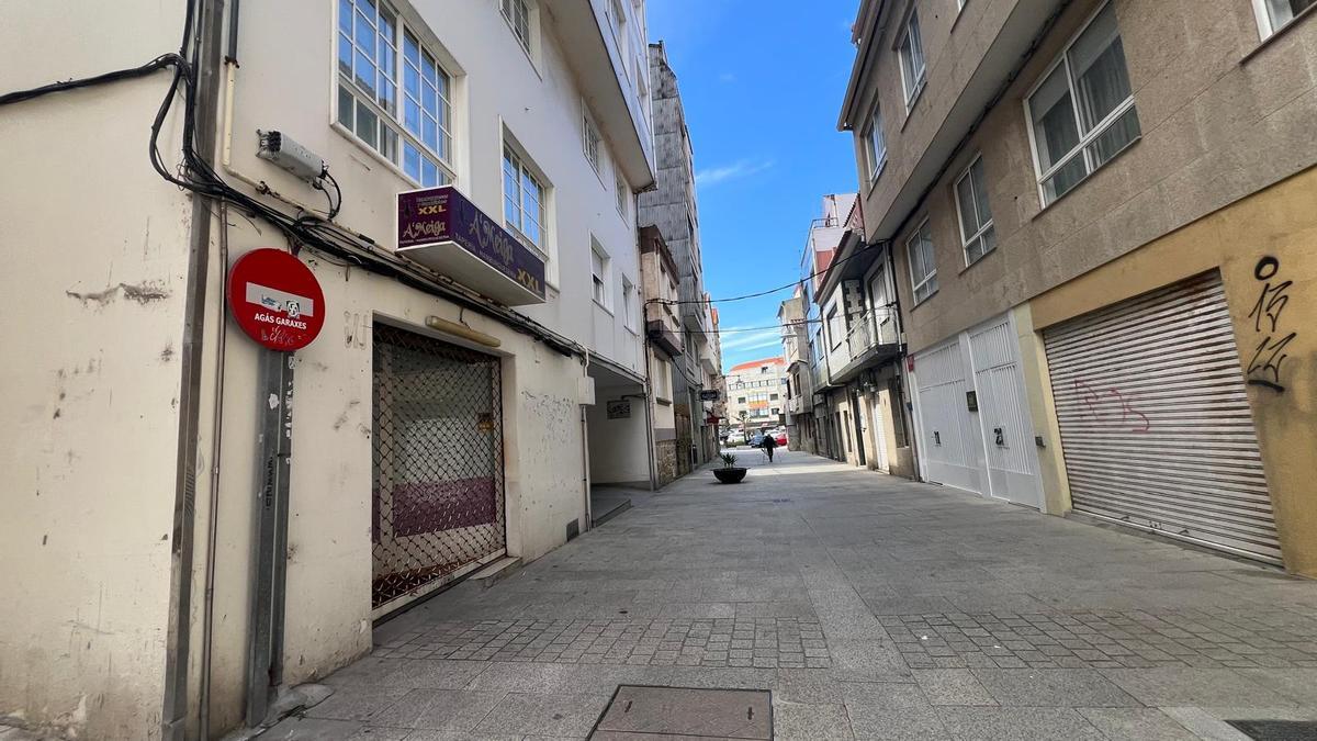 El lugar en el que ocurrieron los hechos, en el barrio de O Forte, en agosto de 2022.