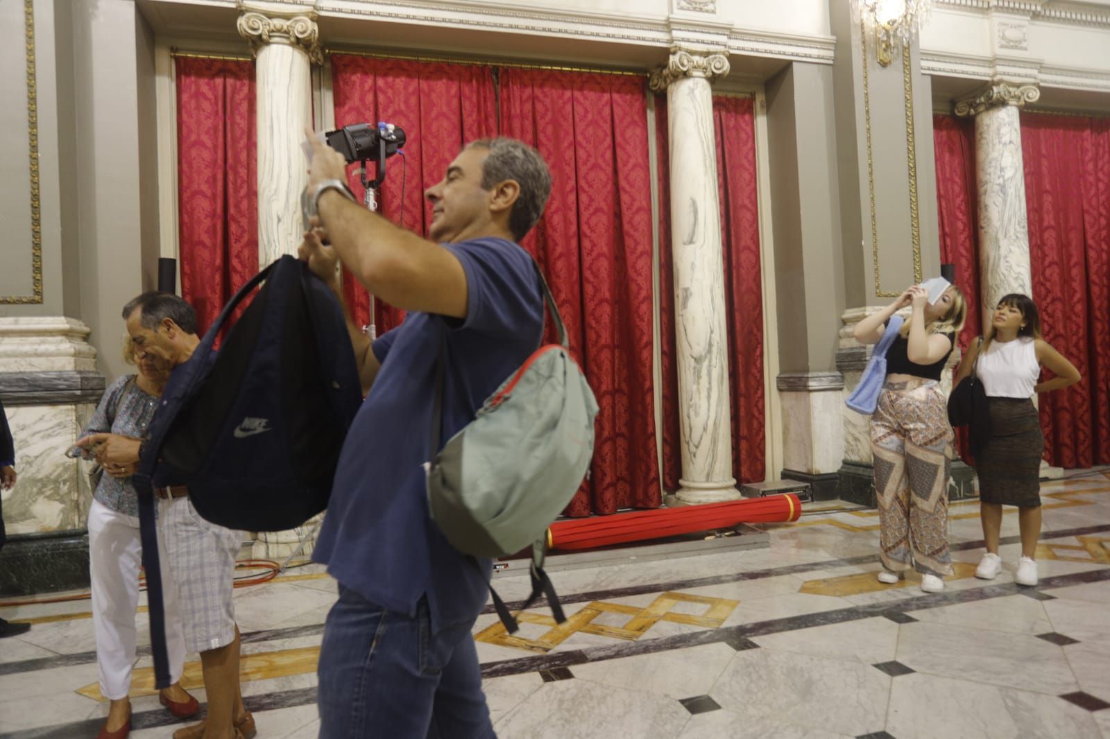 Visita a la Senyera, expuesta en el Ayuntamiento de València.