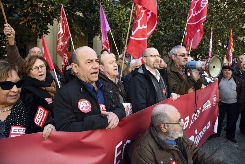 Concentración de pensionistas