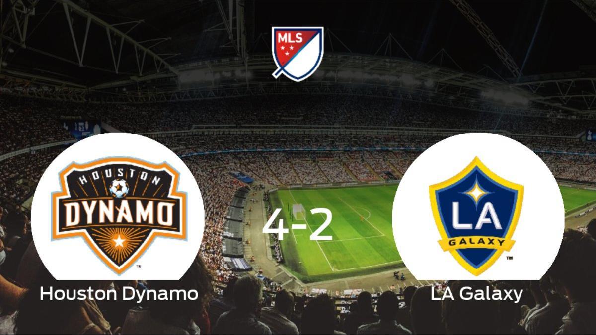 El Houston Dynamo vence 4-2 en su estadio frente al LA Galaxy
