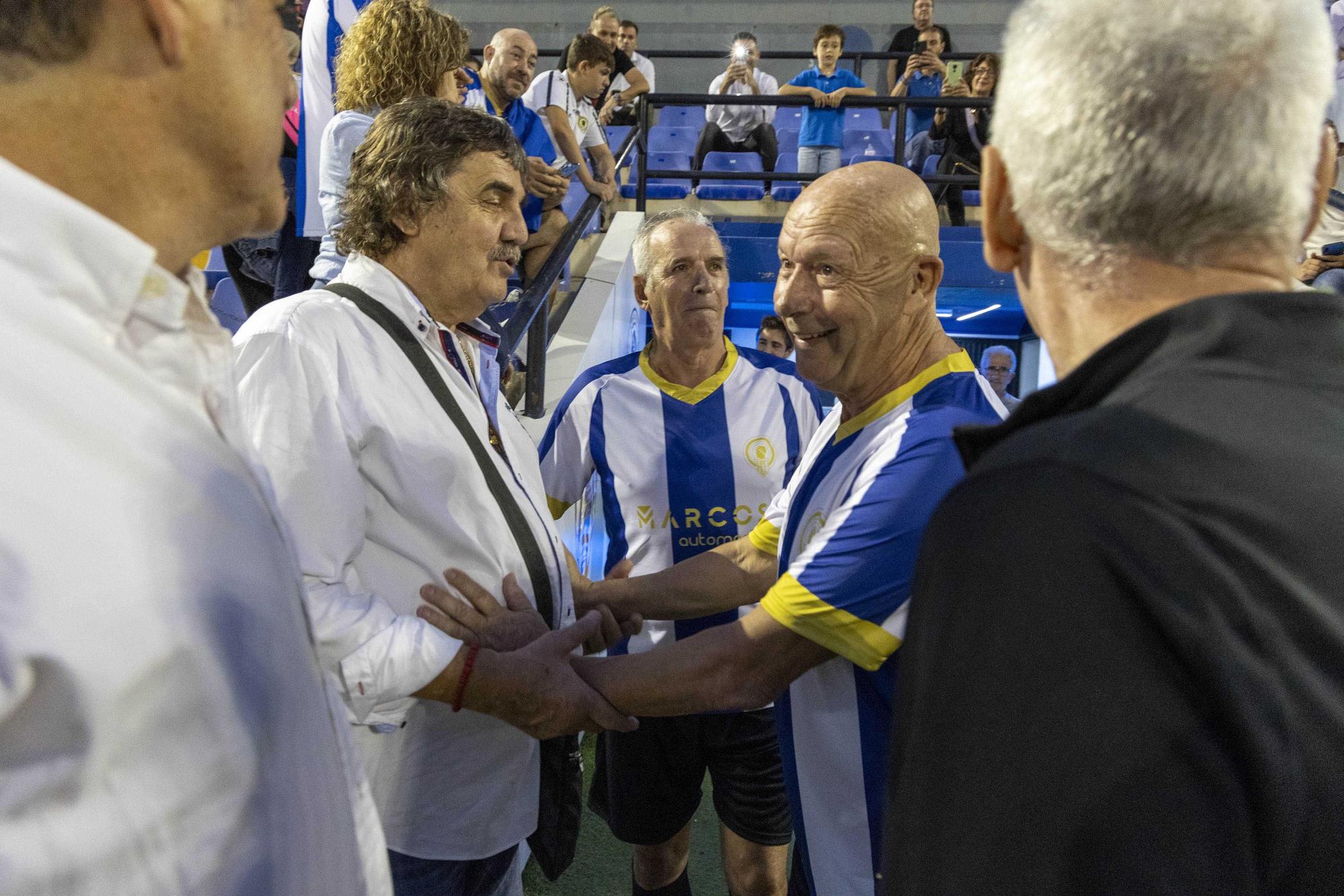 Leyendas del Hércules frente a leyendas de la Selección Española: Las imágenes del partido del Centenario