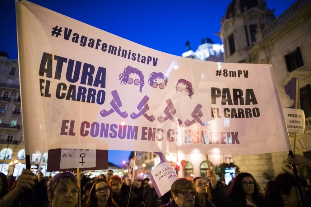 Manifestación del Día de la Mujer en València