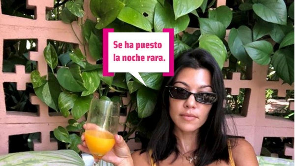 Kourtney Kardashian cantando por Rosalía