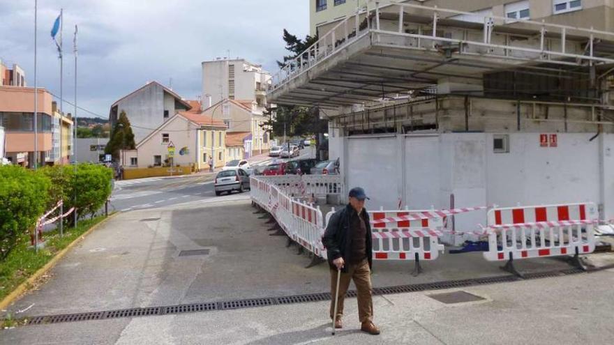 Terrenos de la gasolinera de Santa Cruz, tras la toma de posesión e inicio de la desgasificación.