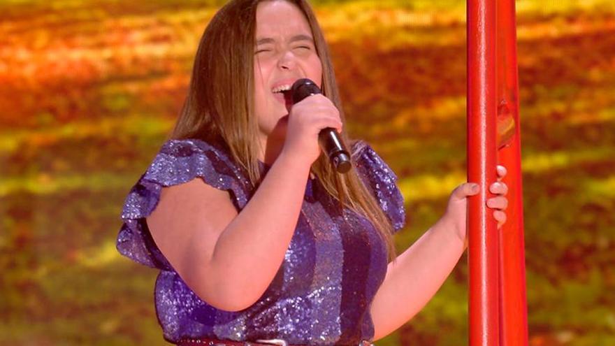 Noemí, en la final de &#039;La Voz Kids&#039; // Telecinco