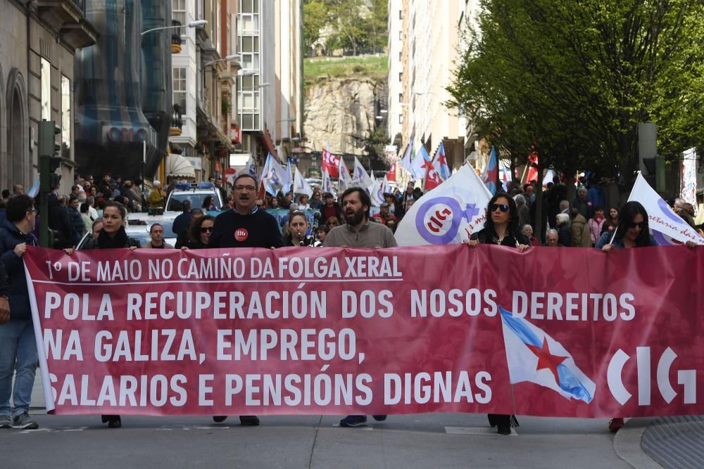 Manifestaciones del 1 de mayo en A Coruña