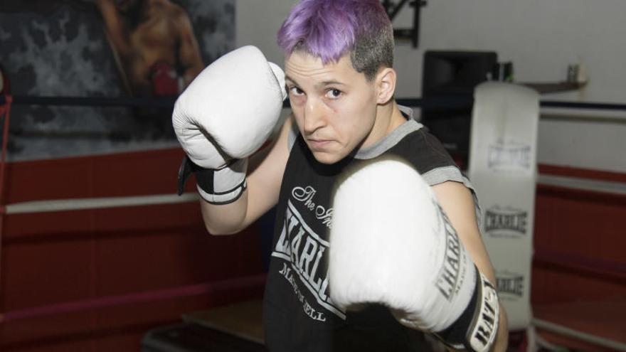 La boxejadora bagenca Melania Sorroche.