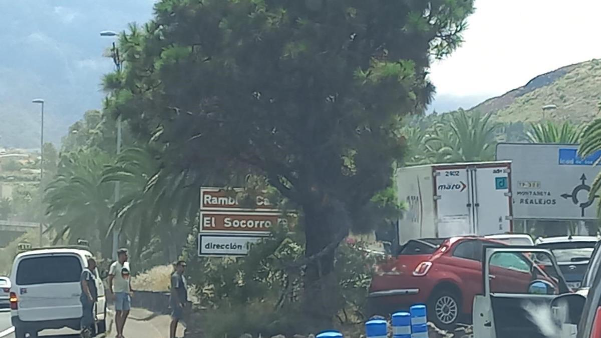 Accidente en la TF 5