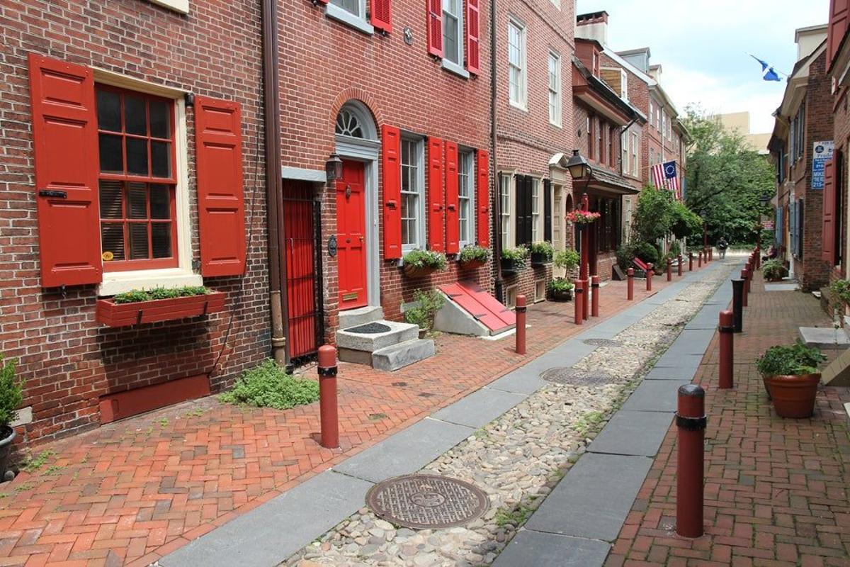 Calle más antigua de EE UU Elfreth's Alley