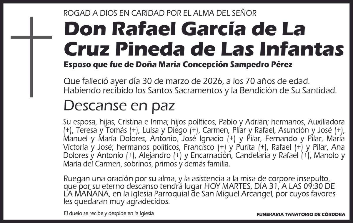Rafael García de La Cruz Pineda de Las Infantas