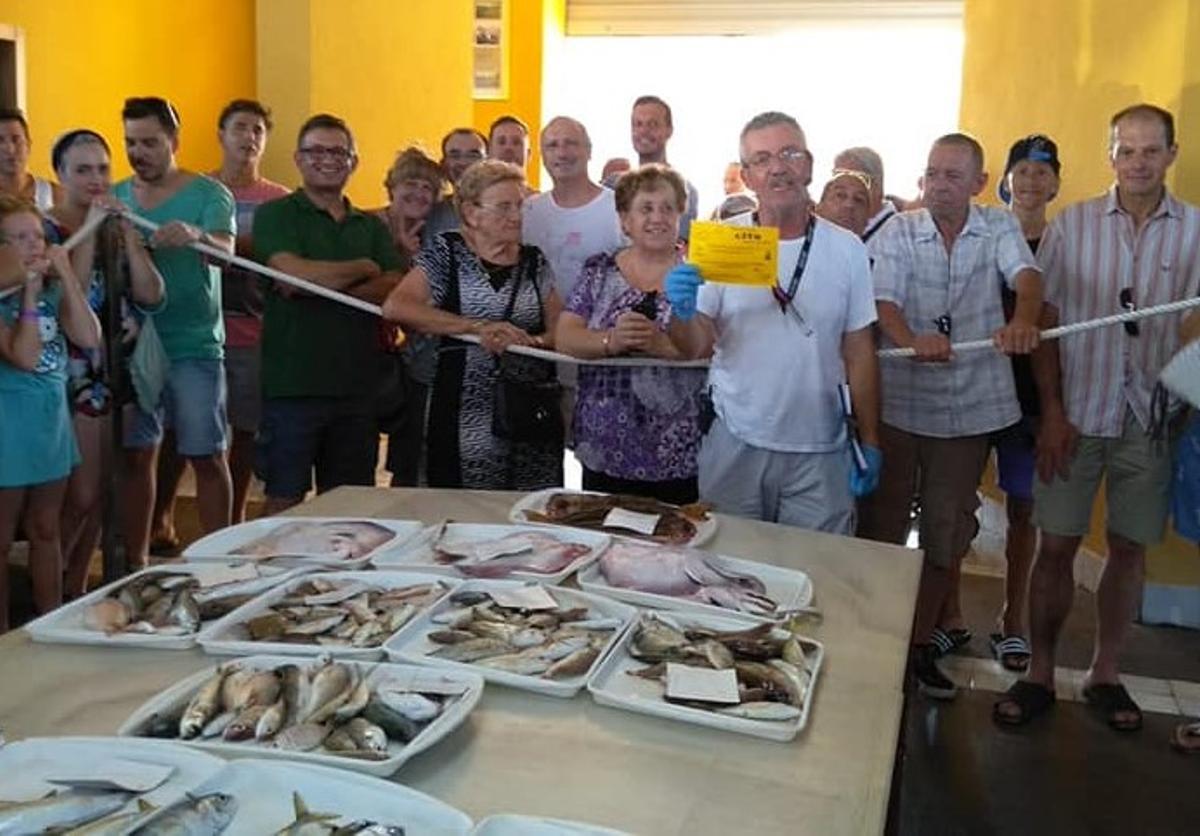 Subasta de pescado en El Campello