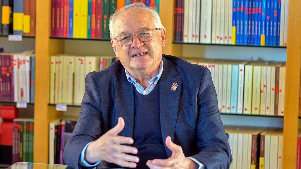 El presidente de la editorial Galaxia Antón Vidal.