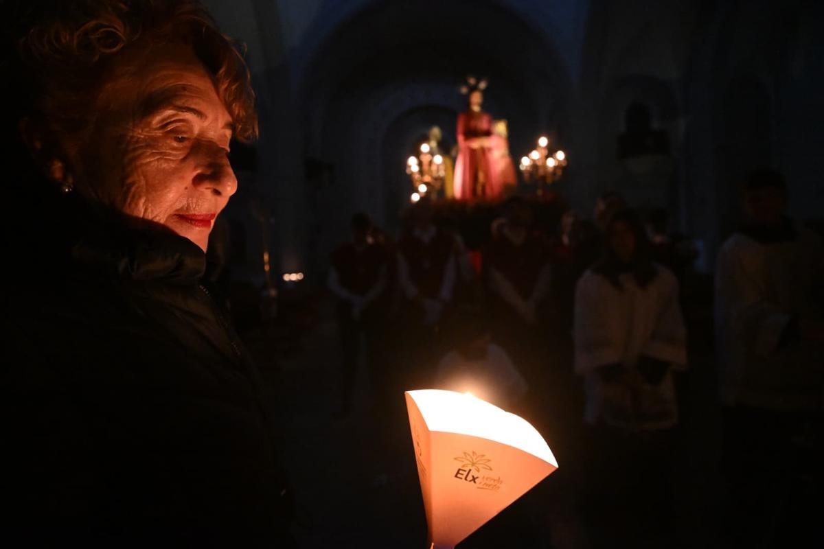 Así salen los pasos de Semana Santa este lunes en Elche
