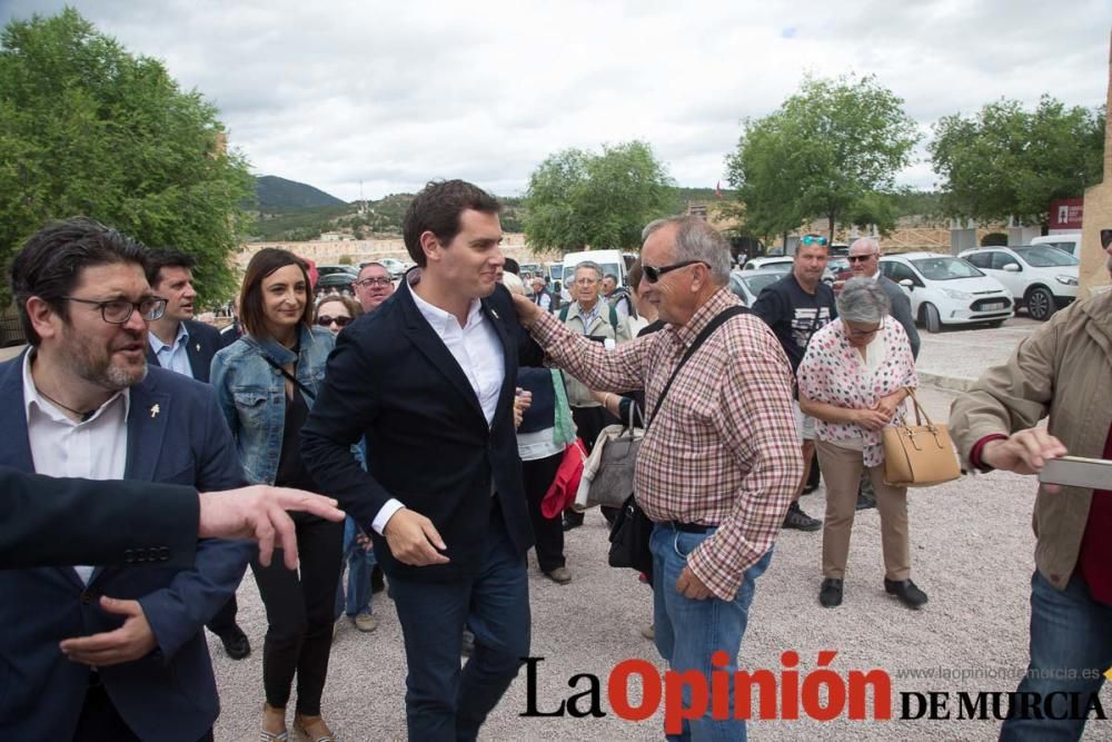 Visita de Albert Rivera a Caravaca