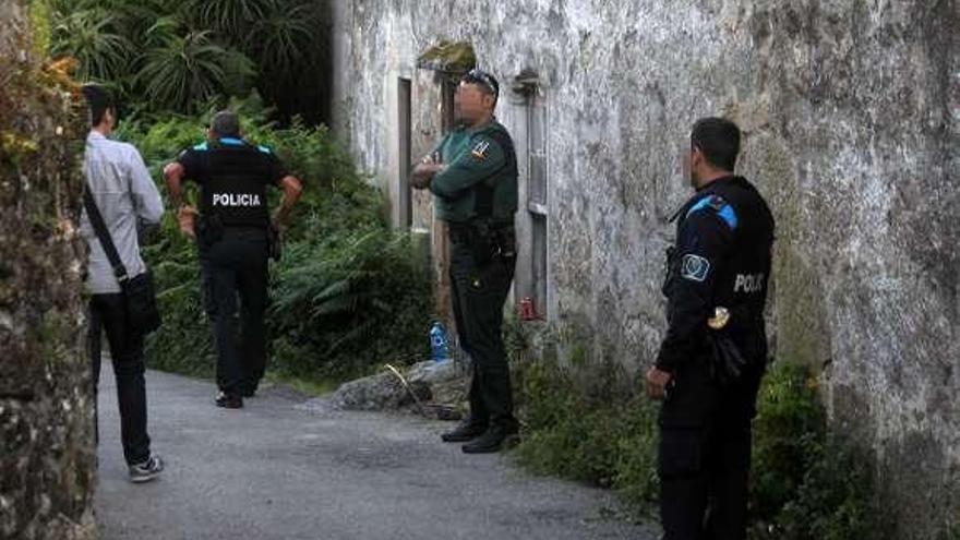 Detienen a un vecino de Moaña que huyó tras amenazar  con una escopeta a la Policía