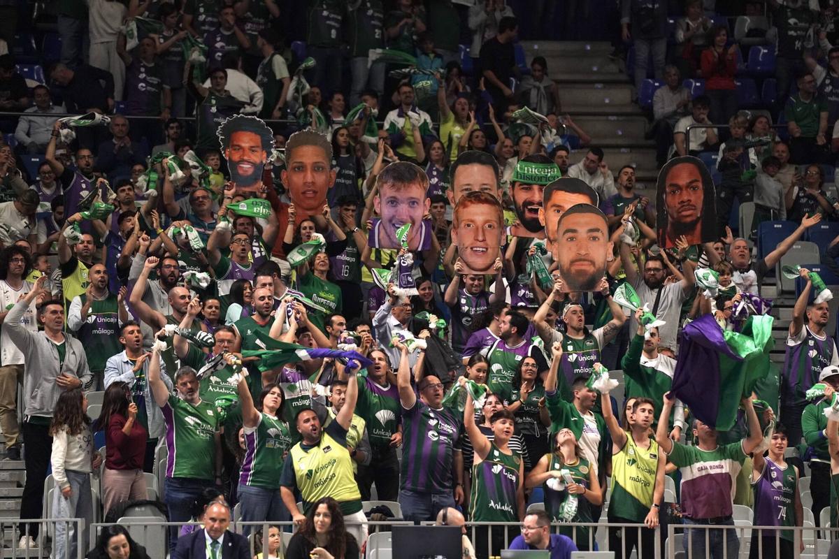 El Unicaja estará acompañado por 400 cajistas.