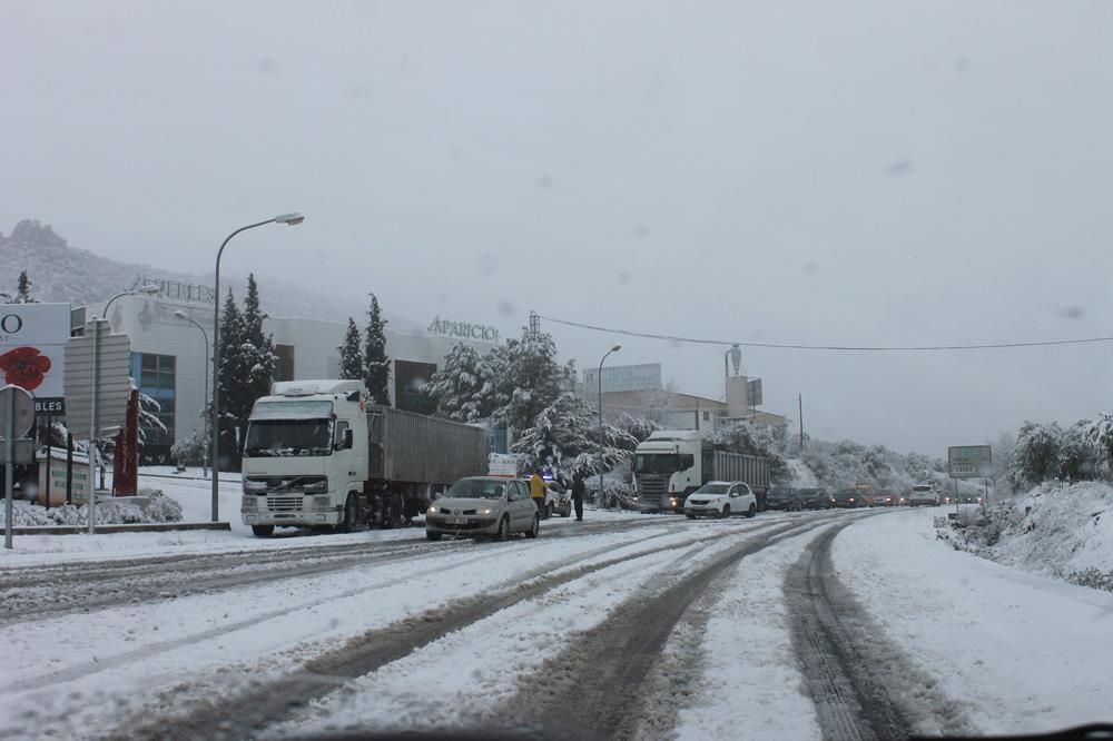 Nieve en la provincia, el último regalo de los Reyes.