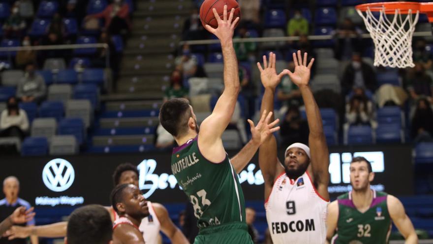 El Unicaja se despide de la Eurocup con una derrota contra el Mónaco.