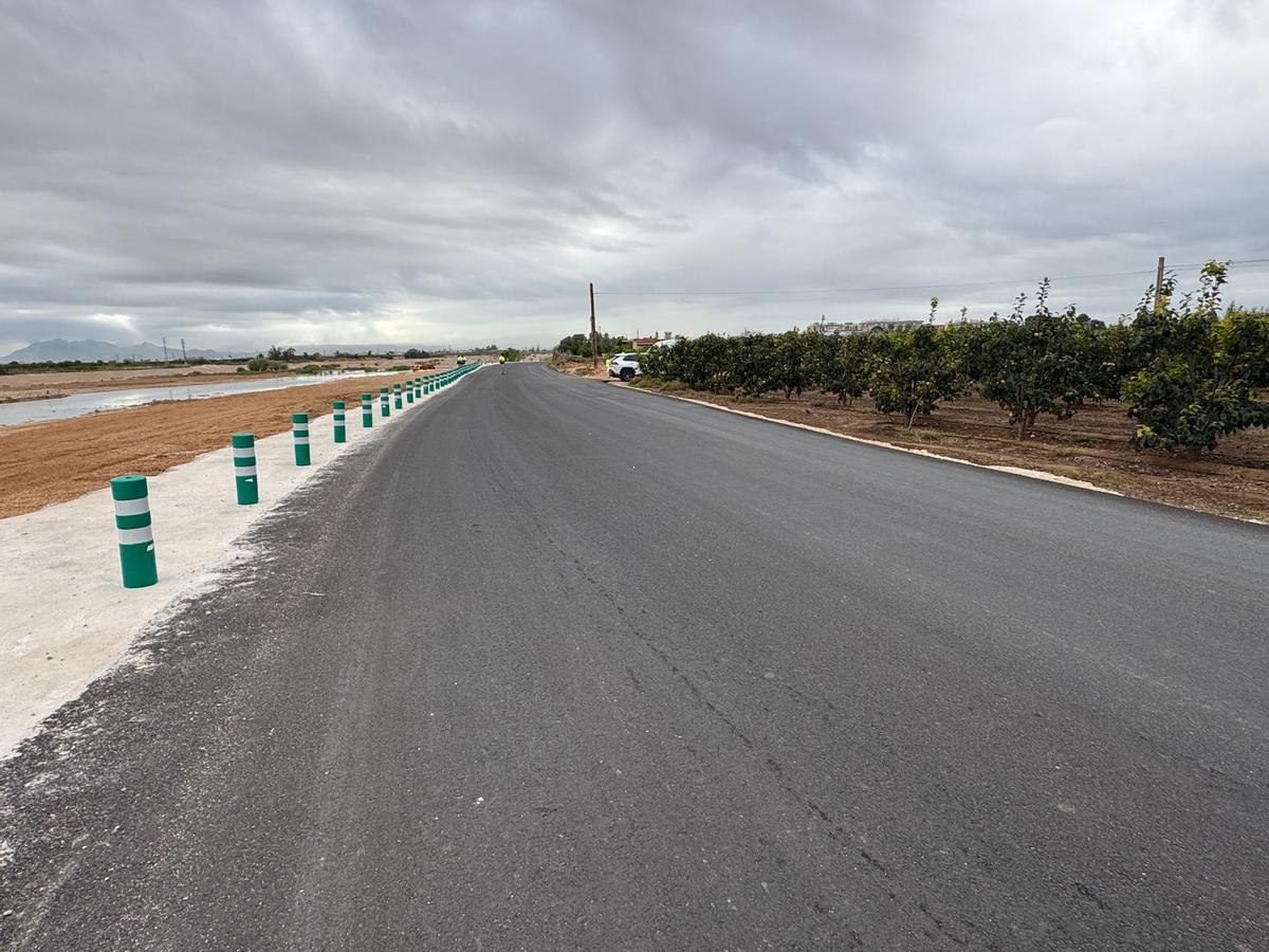 Una perspectiva del camino ya reparado.