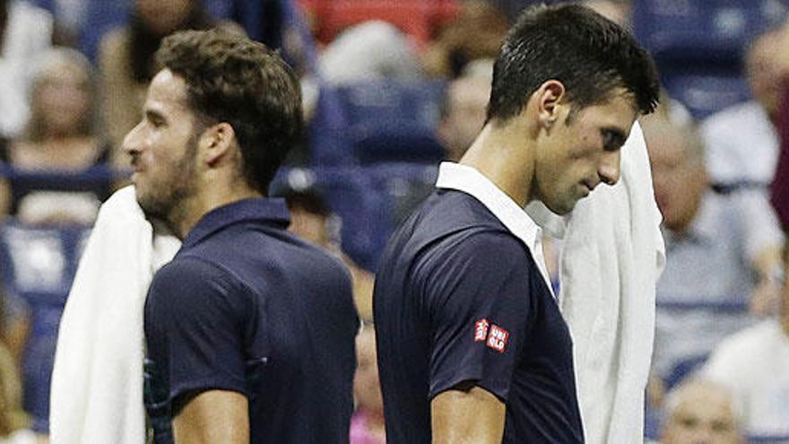 Feliciano hace sudar a Djokovic en cuartos del US Open