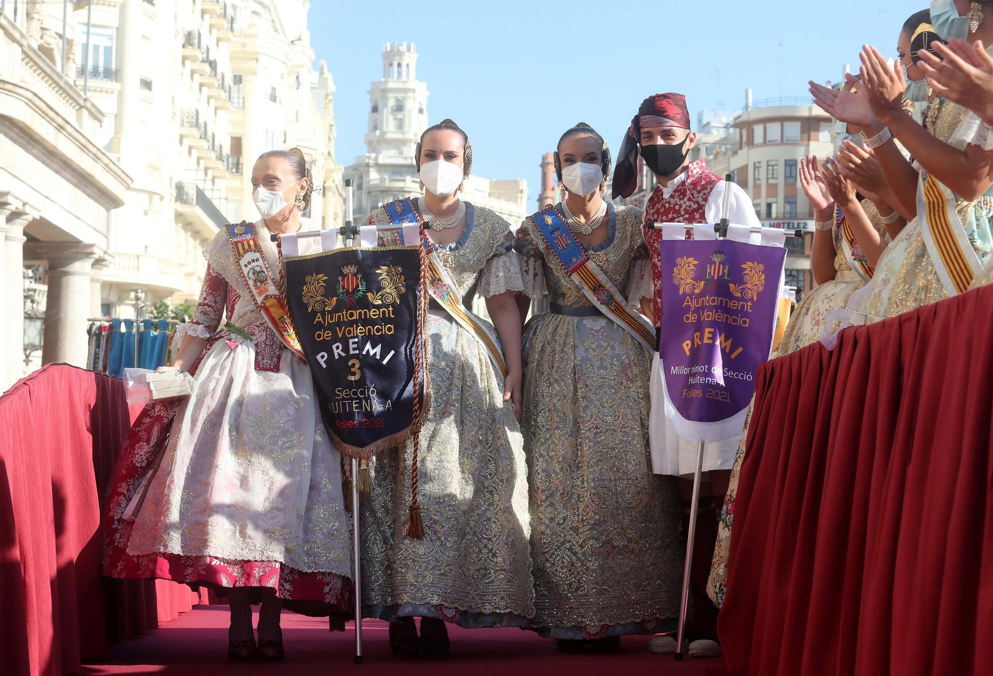 La entrega de premios de las fallas 2021