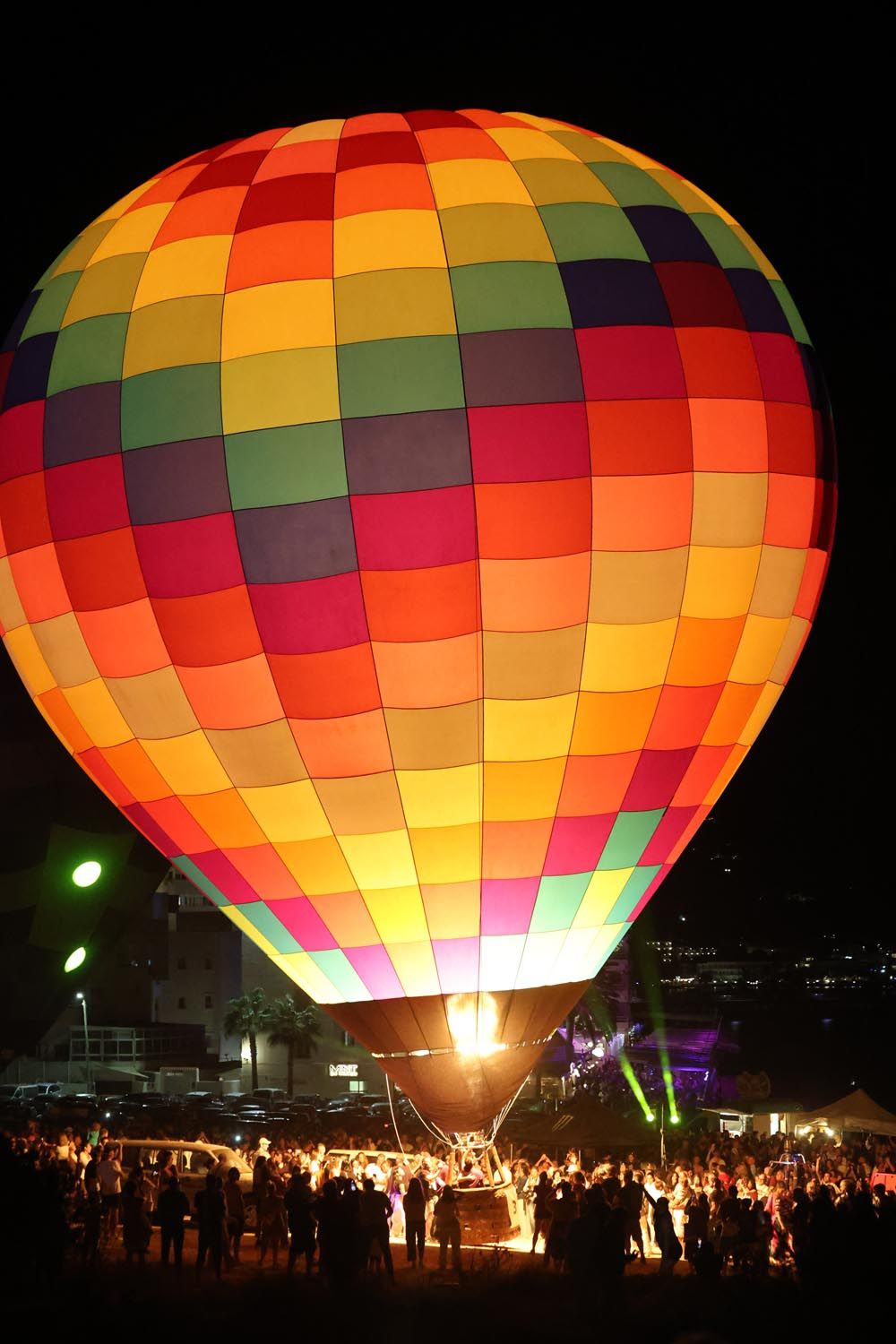 Todas las imágenes del festival de globos aerostáticos en Ibiza